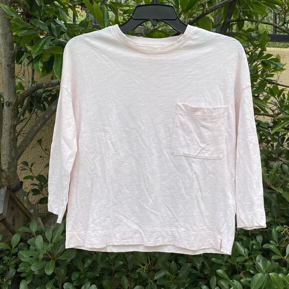 Whistles Cotton Patch Pocket Light Pink Top. Size Xsmall. EUC! - Picture 4 of 8